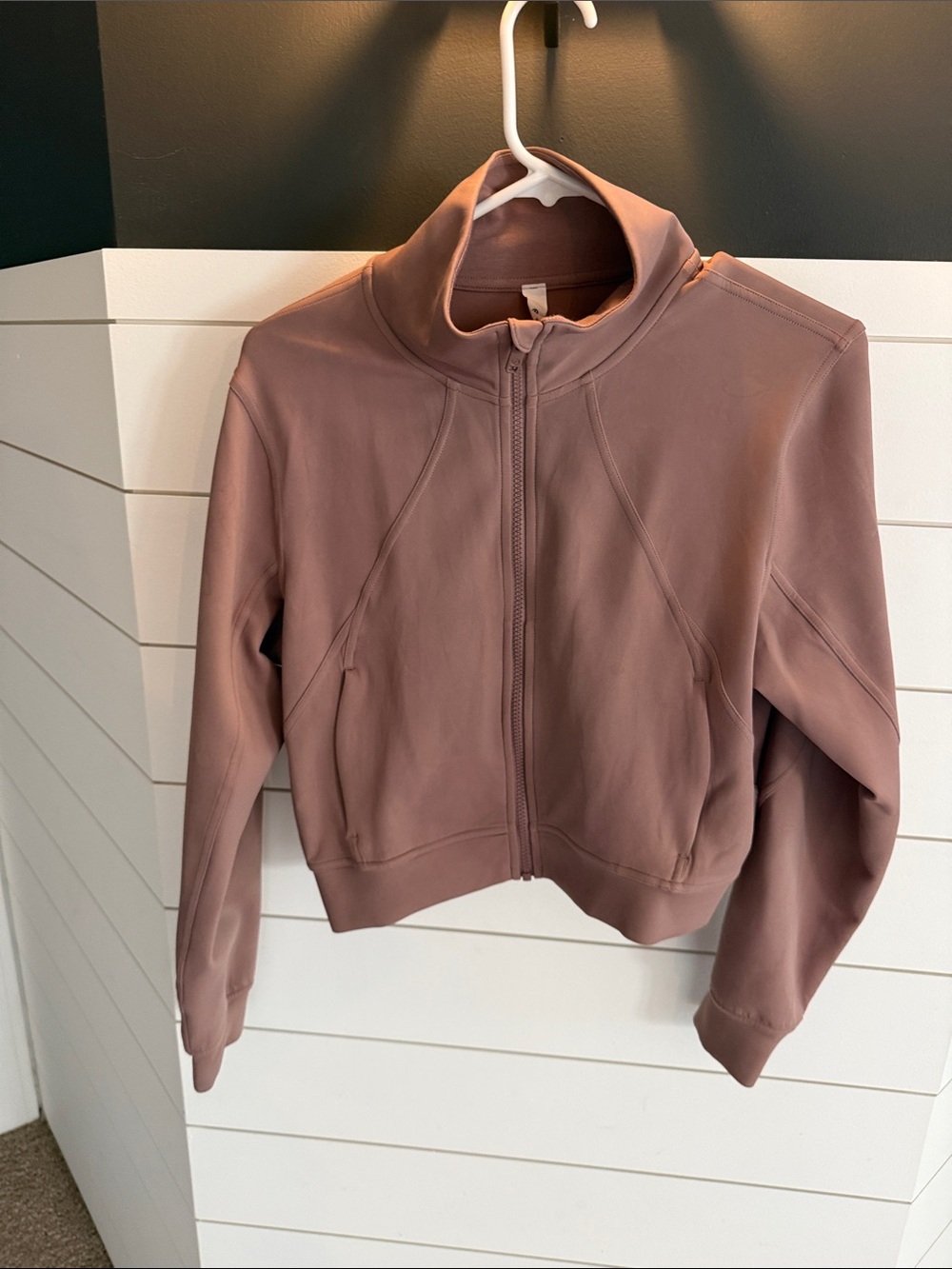 lululemon athletica Rosewood Full-Zip Cropped Hoodie